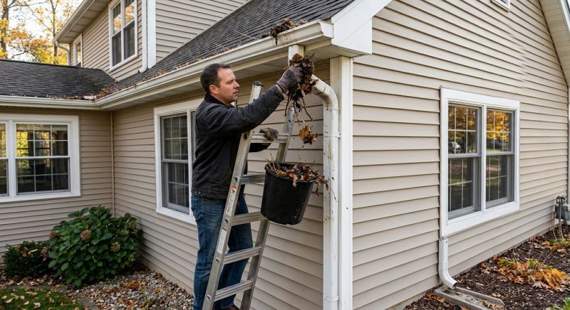 Downspout Cleaning in Fredericksburg, VA