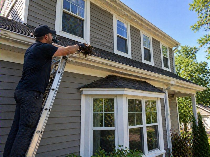 Gutter Downspout Unclogging in Long Island, NY