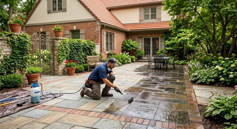 Paver Driveway Sealing in Bellevue, WA